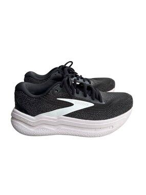 Brooks Ghost Max 2 Womens US 6 B Black White Running Shoes 1204201B077